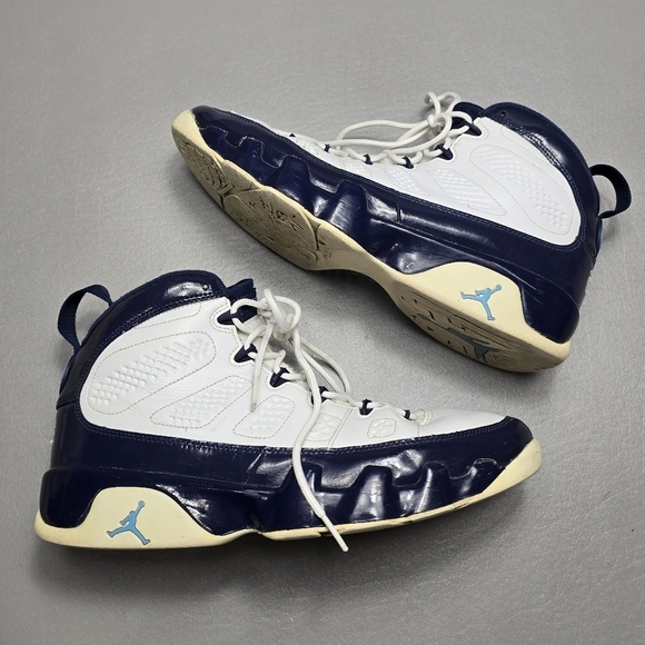 Jordan Other - Air Jordan 9 ‘UNC’ 302370-145 OG IX White Blue Men’s Size 10